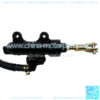 Motorcycle off-road vehicle modified accessories hydraulic rear brake fake abalone rear brake pump foot brake upper pump brake word pump - Image 3