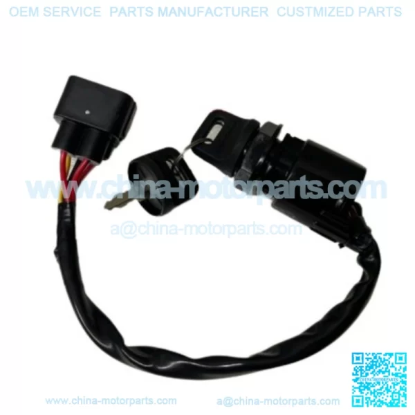 HONDA SXS500 PIONEER 500 SXS IGNITION SWITCH WITH KEYS NEW OEM 35100-HL5-A01