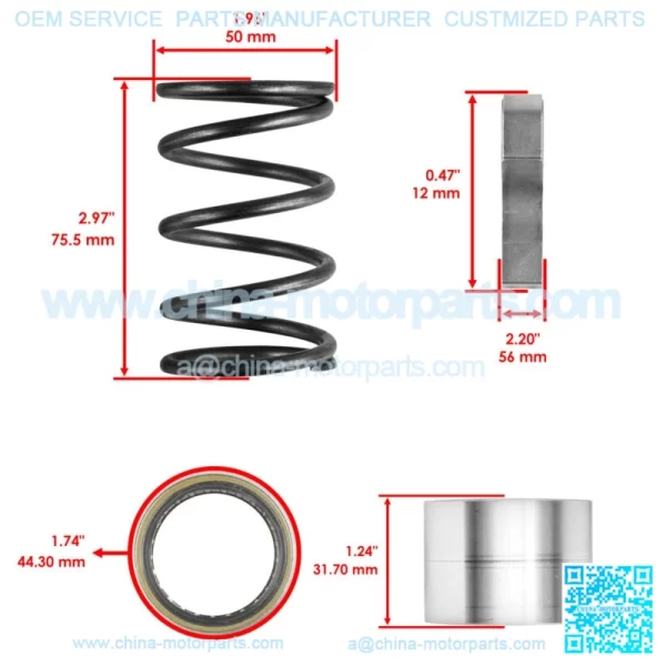 Primary Drive Clutch Assembly Rebuild Kit For Polaris Sportsman 800 4X4 2011-14 (For: Polaris) - Image 2