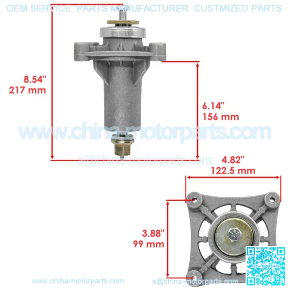 30" Deck Spindle & Blade Kit For Husqvarna RZ3016 For Poulan Pro 301ZX - Image 2