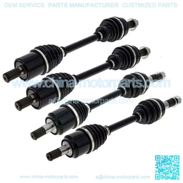 Front Rear CV Axle Kit For Honda Rancher 420 44350-HR6-MF1 42250-HR6-MF1 - Image 2