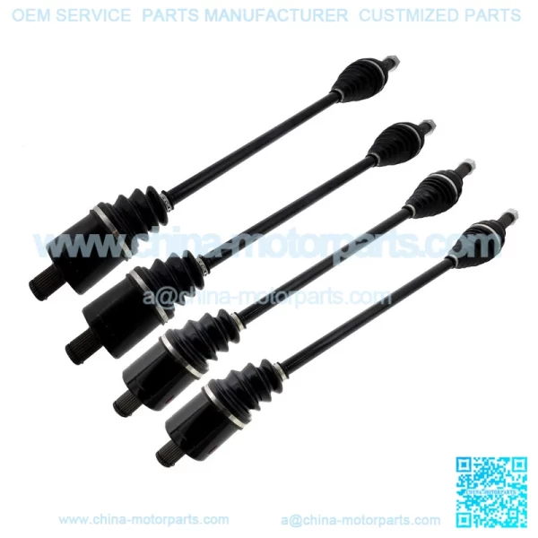 Front Rear CV Axle Kit for Polaris RZR XP Turbo S Velocity 1334315 2207752 - Image 2