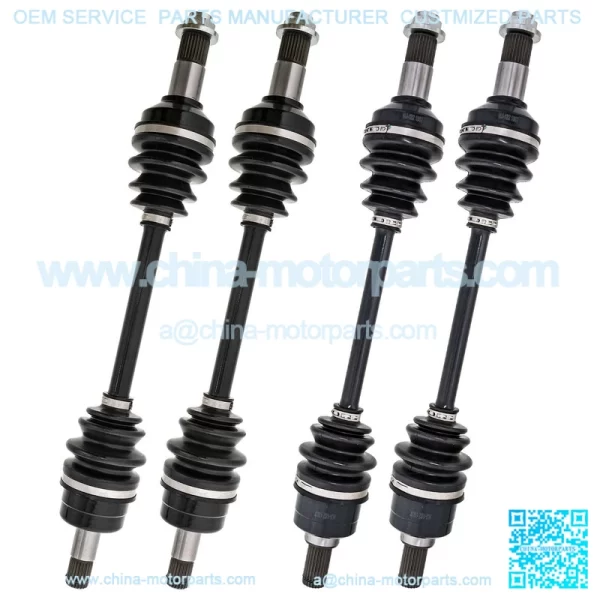 Complete Front Rear CV Axle Set for 2014-2015 Yamaha Grizzly 700