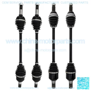 Front Rear CV Axle Kit for Yamaha Wolverine RMAX4 1000 B4J-2518F-00-00