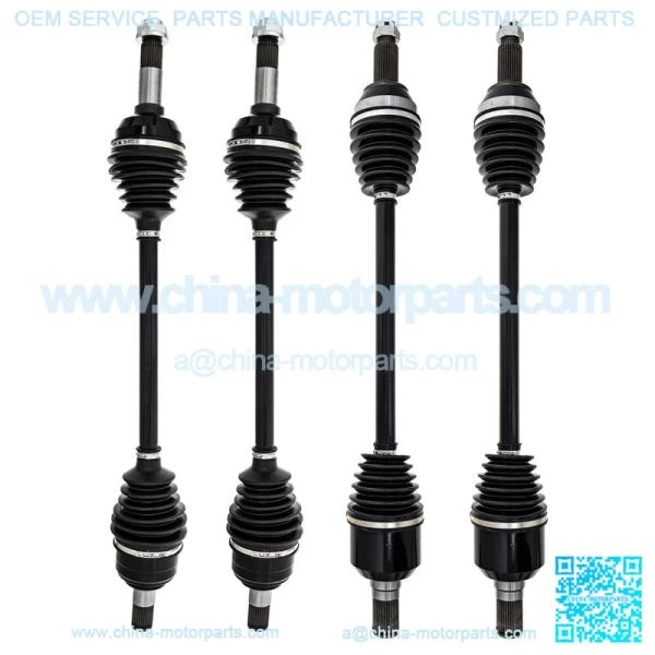 Front Rear CV Axle Kit for Yamaha Wolverine RMAX4 1000 B4J-2518F-00-00