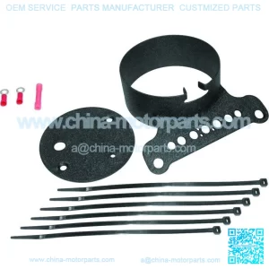 Black Single Gauge Mount Kit For 95-11 Sportster 482824